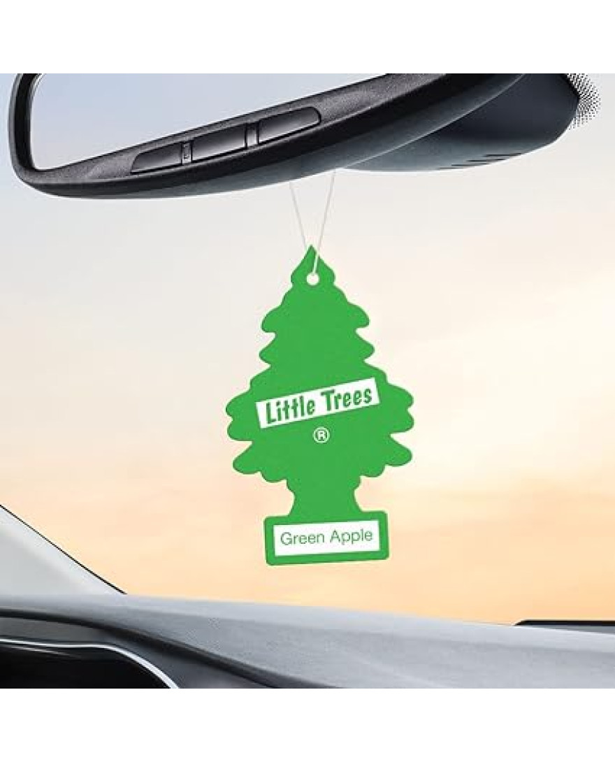 Little Trees Hanging Green Apple Paper Car Air Freshener | 10g